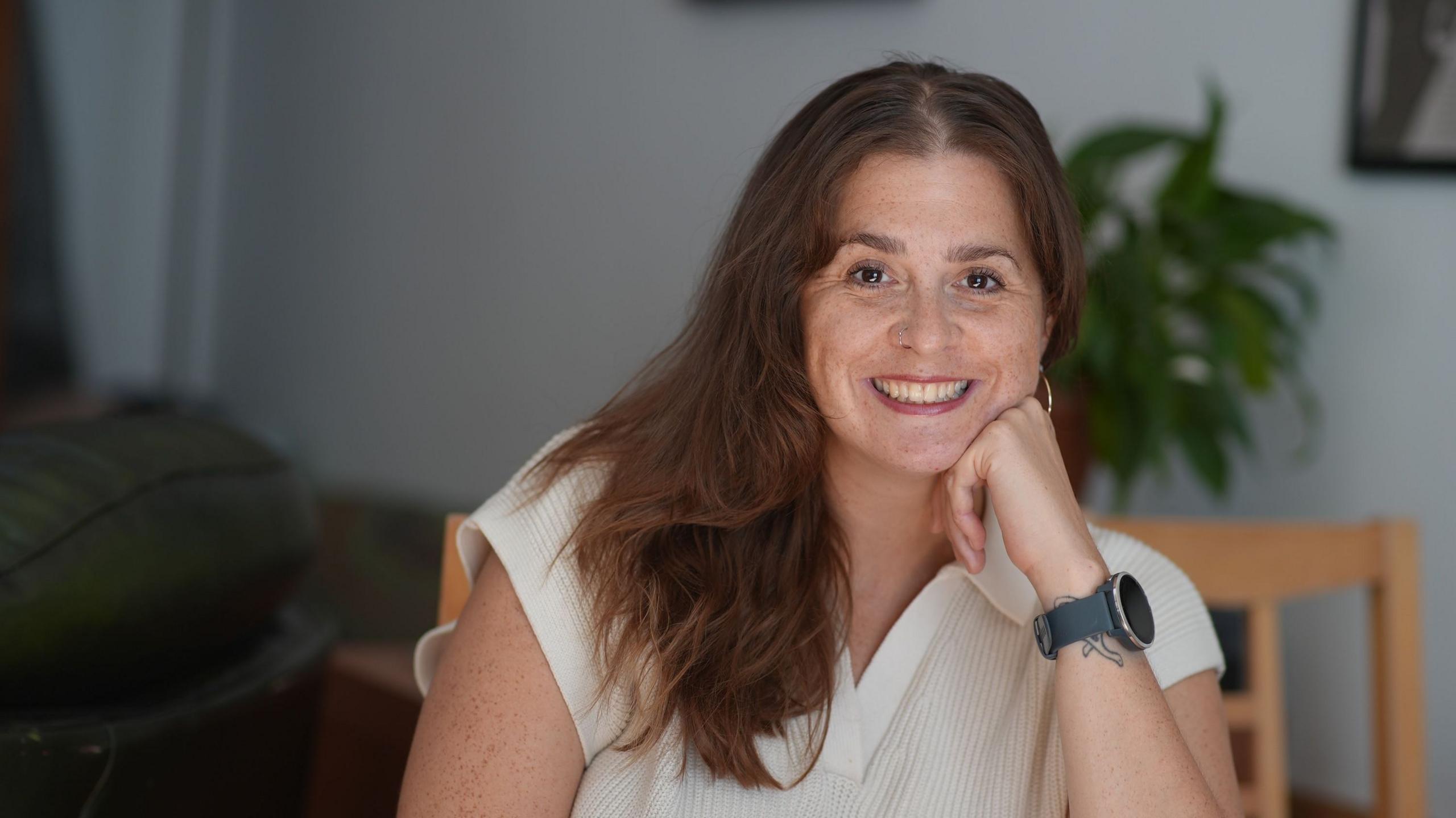 Image caption,Jess Hill was "obsessed" with her Garmin's sleep scores for about three years