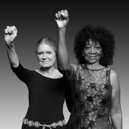 Steinem, left, and author Dorothy Pitman Hughes attend the Ms Foundation for Women Gloria Awards Gala in New York City, 2016.Photograph: Monica Schipper/Getty Images