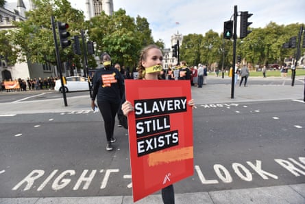 Modern slavery can include abusive working and living conditions, withheld wages, deception, intimidation, threats, violence, controlled movement, or confiscated passports.Photograph: Matthew Chattle/Shutterstock