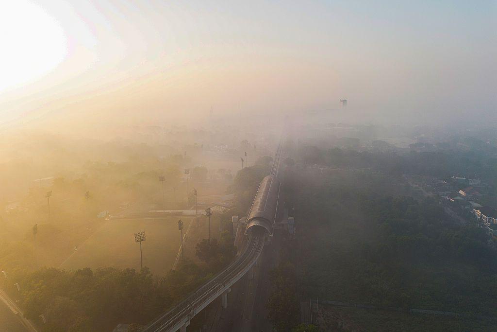 Image caption,Countries across Southeast Asia are reporting harmful levels of air pollution