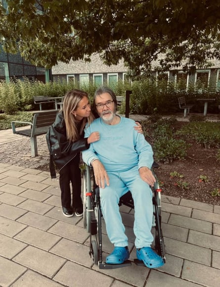 George Mason, who has dementia and faces deportation, with his daughter Michelle.Photograph: Copyright: The Mason family