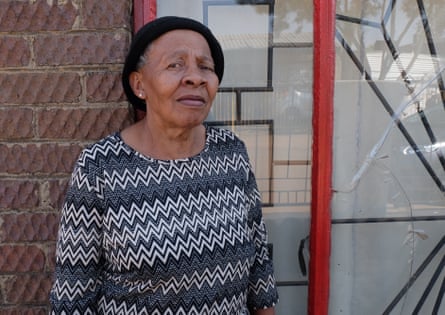 Paulina Mathinye, whose father, Samson, was killed by police in the Sharpeville massacrePhotograph: Rachel Savage/The Guardian