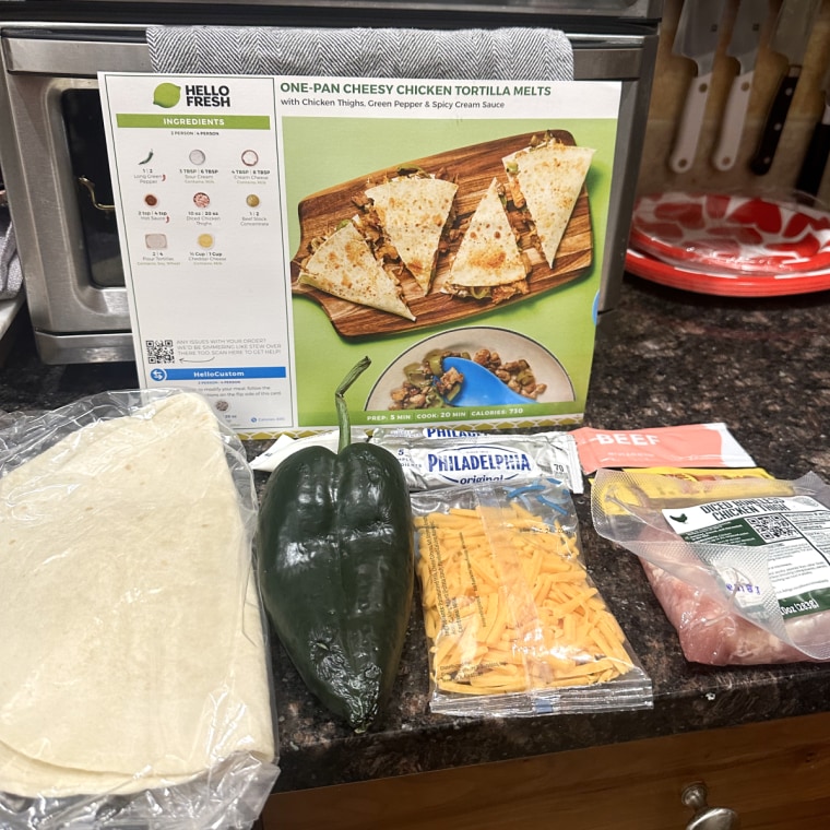The ingredients all arrived fresh and ready to cook, despite delivery hiccups.Courtesy of Mili Godio