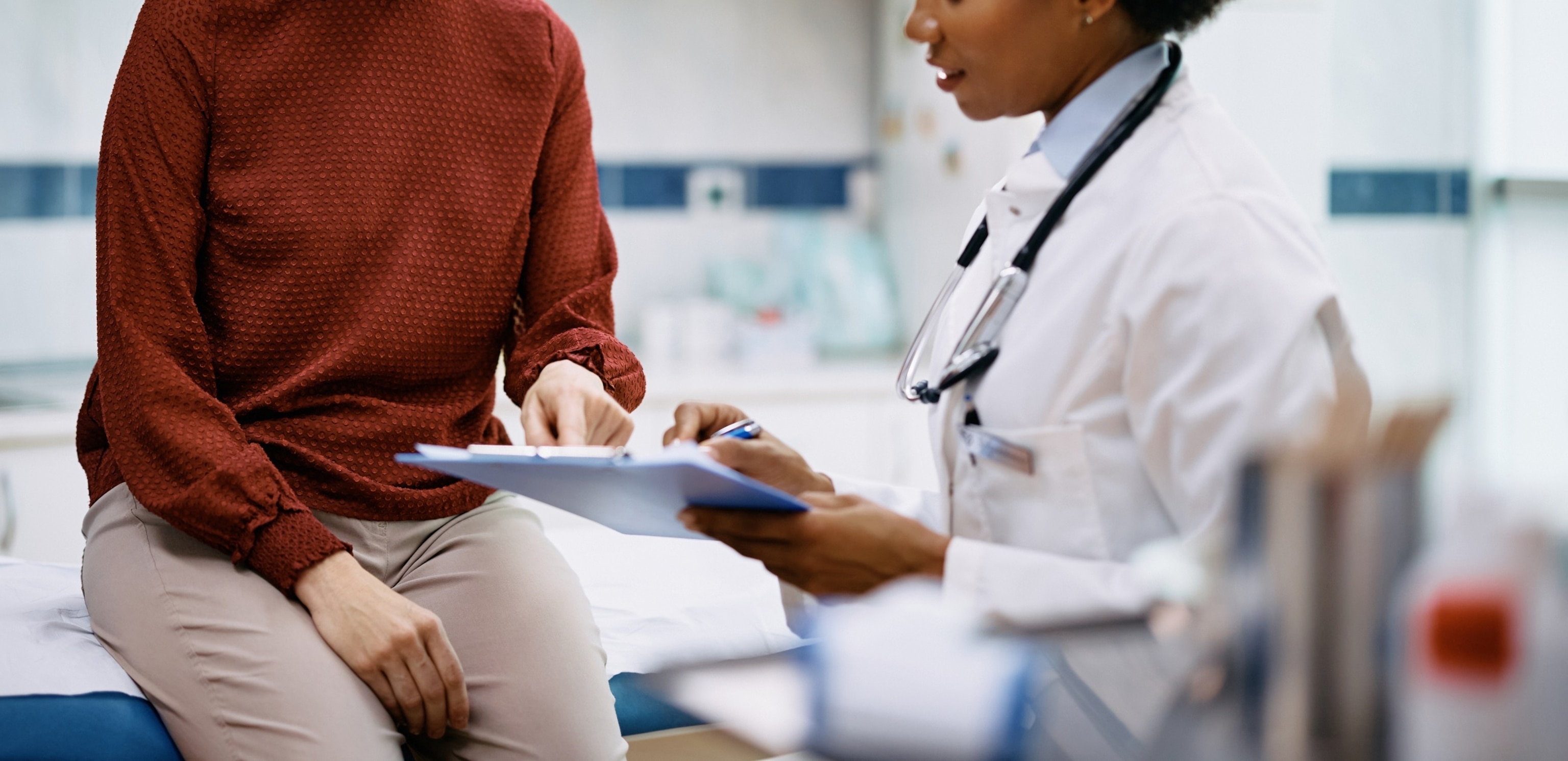 A doctor and patient are seen in this undated stock photo.STOCK PHOTO/Getty Images