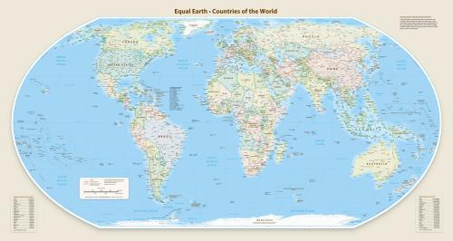 The 1973 Gall-Peters world map has been used as an alternative to the Mercator.Photograph: Michael Schmeling/Alamy