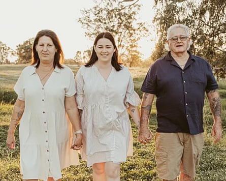 Molly Ticehurst with her mother, Kate, and father, Tony.Photograph: Supplied by the Ticehurst family