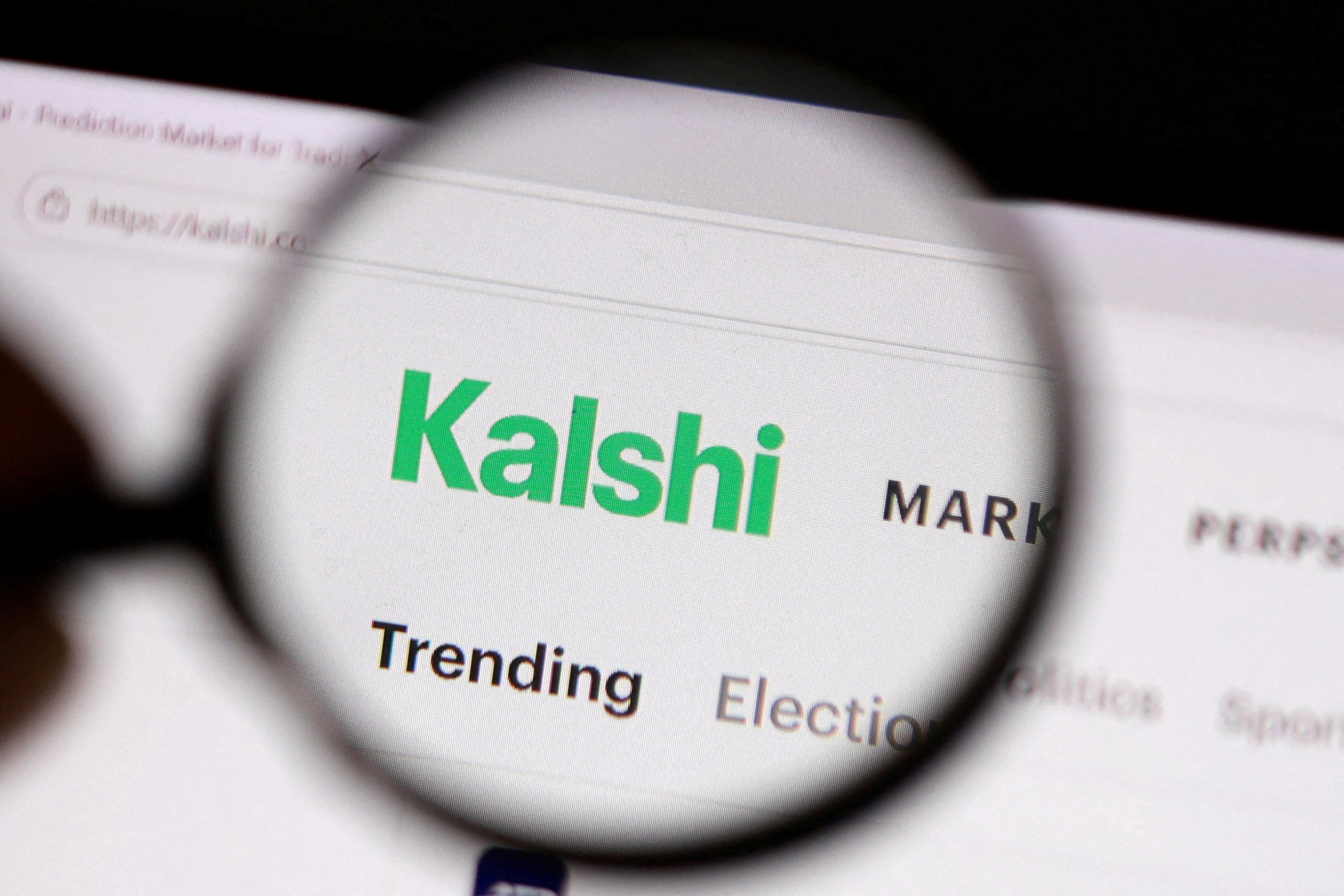 Kalshi logo is seen in this illustration taken, August 3, 2026.Dado Ruvic/Reuters