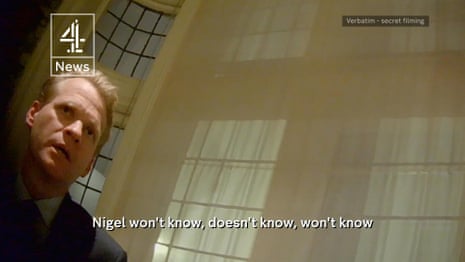 Footage from the Channel 4 News and Verbatim undercover investigation into Reform finances – video
