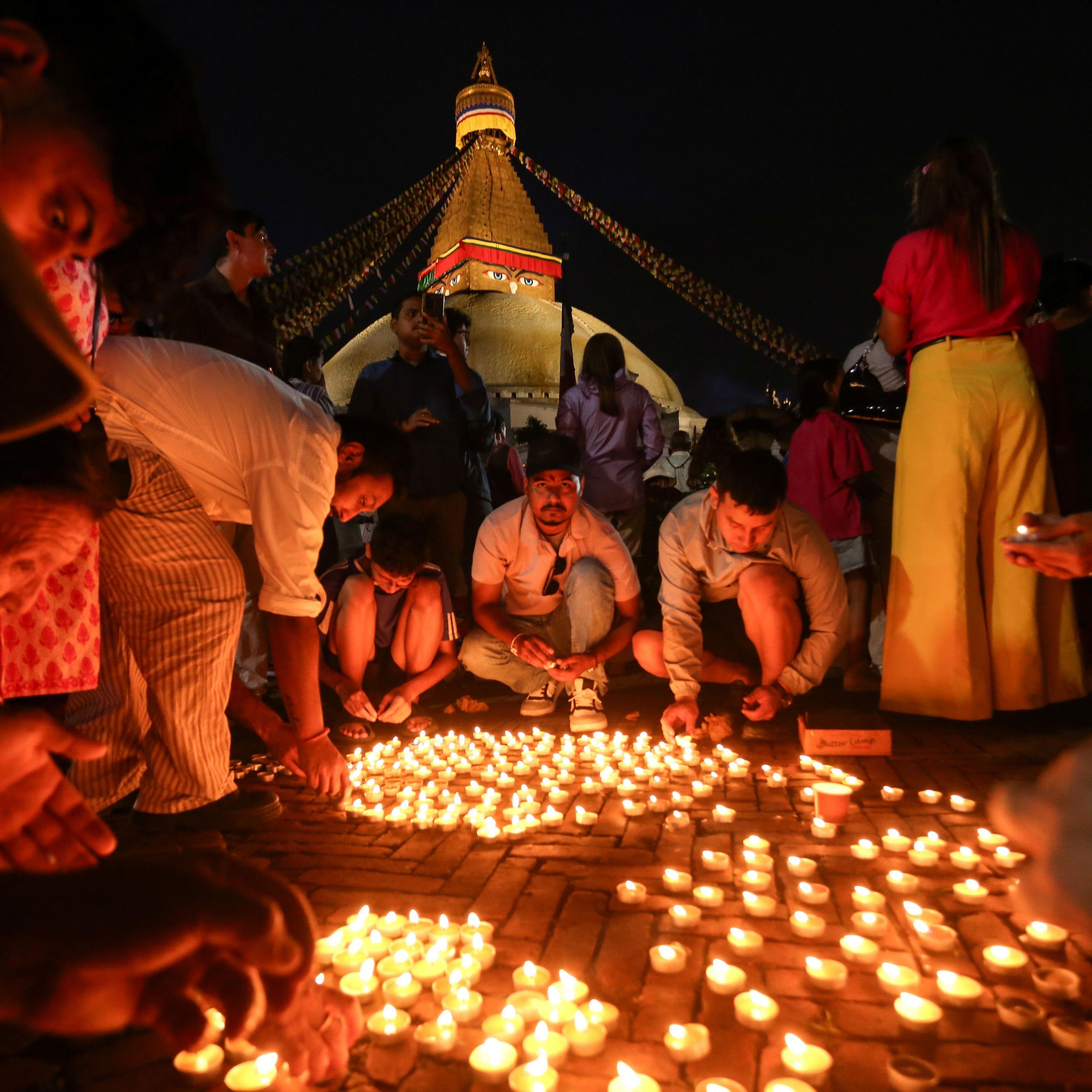 Image caption,More than 1,300 people have died in Nepal during the recent disaster
