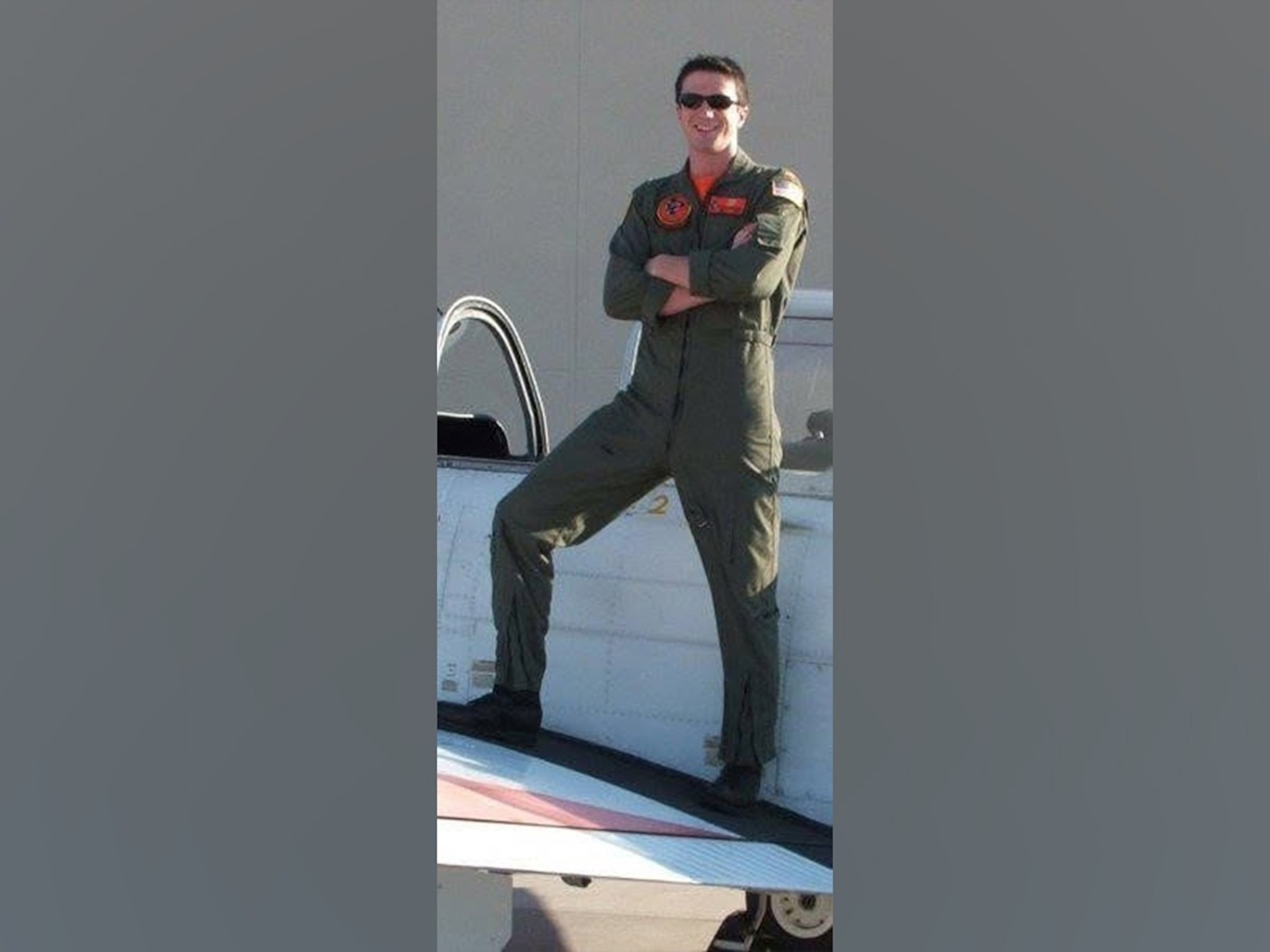The Navy called off the search for Cmdr. Gabriel Edwards after four days, covering 14,000 square miles.Courtesy Rosemary Edwards