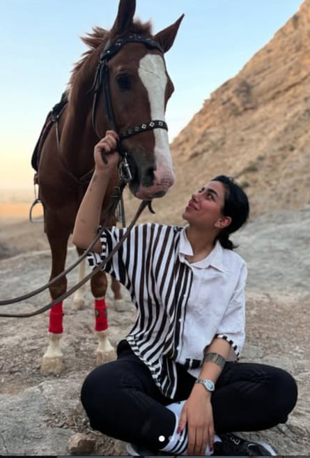 Taraneh Rahimi, who has a love of horses.Photograph: Taraneh Rahimi