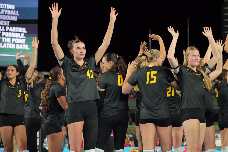 The game between the University of Missouri and University of Nebraska was highly anticipated.Melissa Tamez / AP