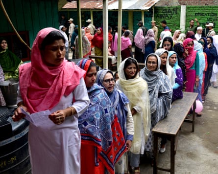 A controversial revision … one-third of the electorate in Delhi have been deleted from voter lists.Photograph: Reuters