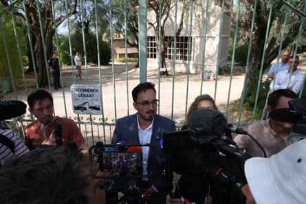 The mayor of Cagnes-sur-Mer said his office estimated the stolen art was worth €9m.Photograph: Valéry Hache/AFP/Getty Images