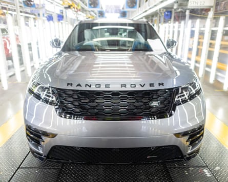 JLR contributed £8.7bn to the West Midlands in 2024, according to Oxford Economics.Photograph: Bloomberg/Getty Images