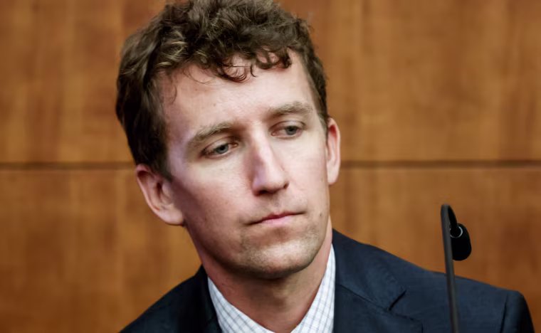Patrick Clancy testifies in July.David L. Ryan / The Boston Globe via Getty Images file