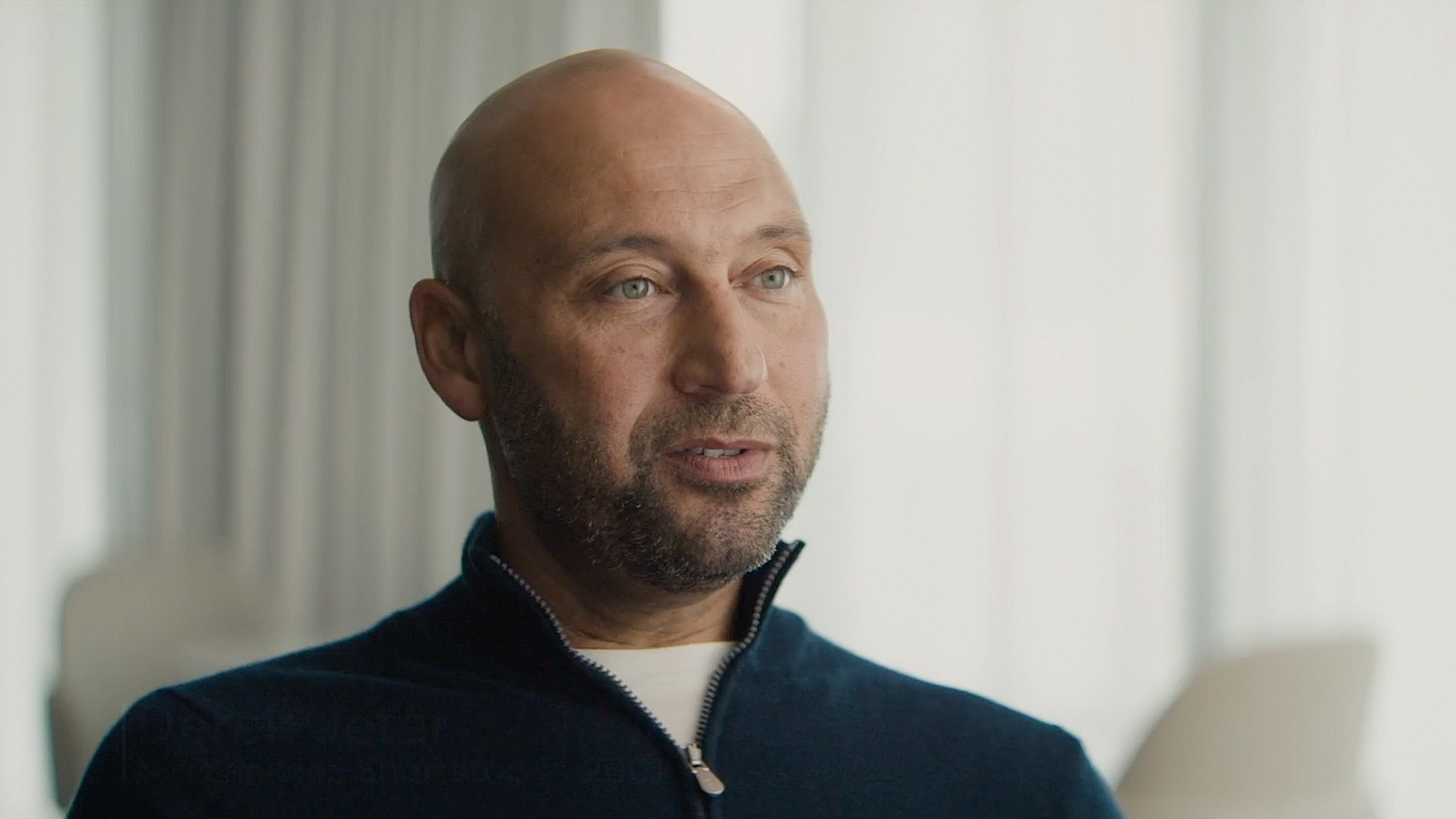 Derek Jeter, former New York Yankees shortstop, reflects on the Yankees' World Series run in fall of 2001 in the ABC News Special "9/11: United We Stand -- 25 Years Later," airing on Tuesday, Sept. 1.ABC News Studios