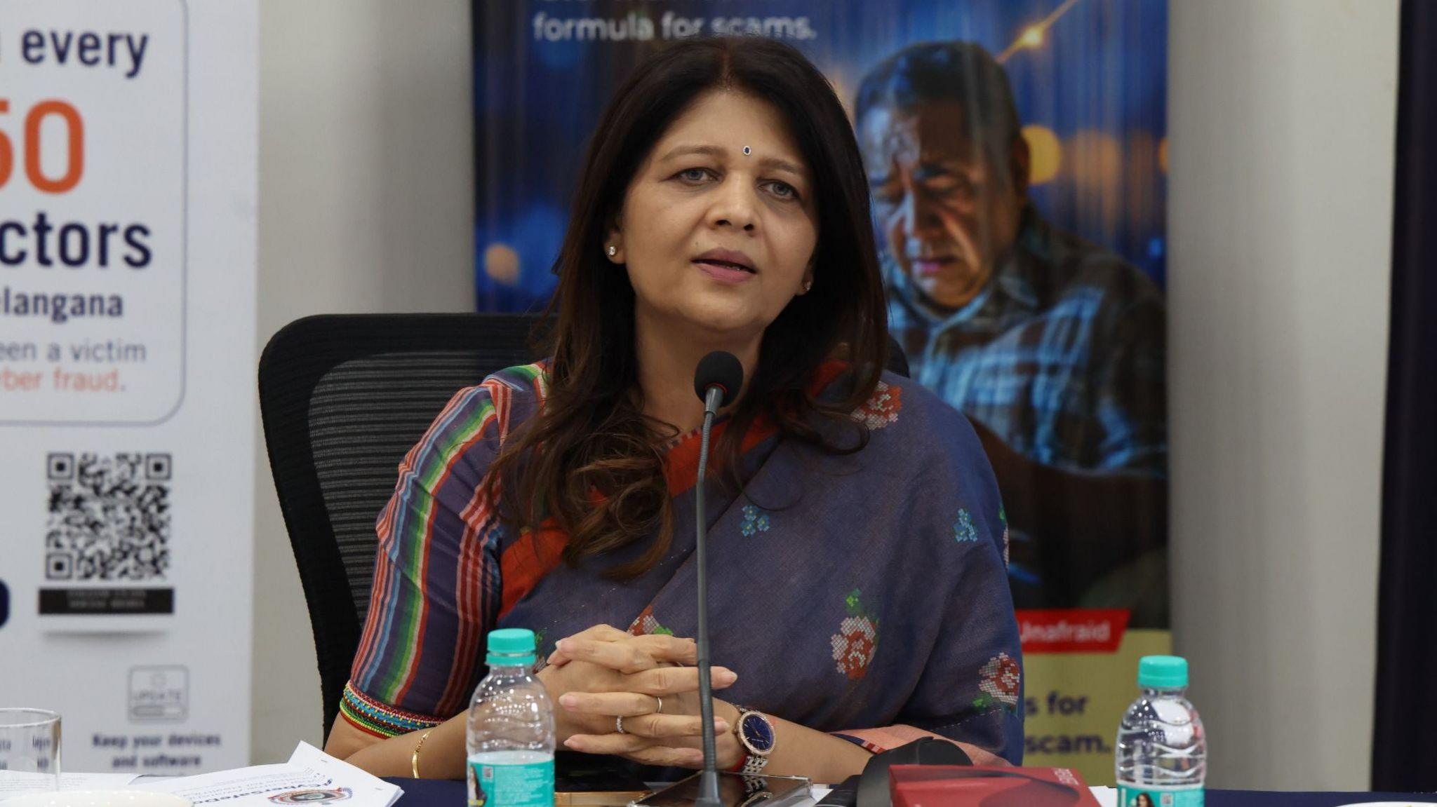 Image caption,Shikha Goel says the ease of moving between platforms makes tackling CSAM harder