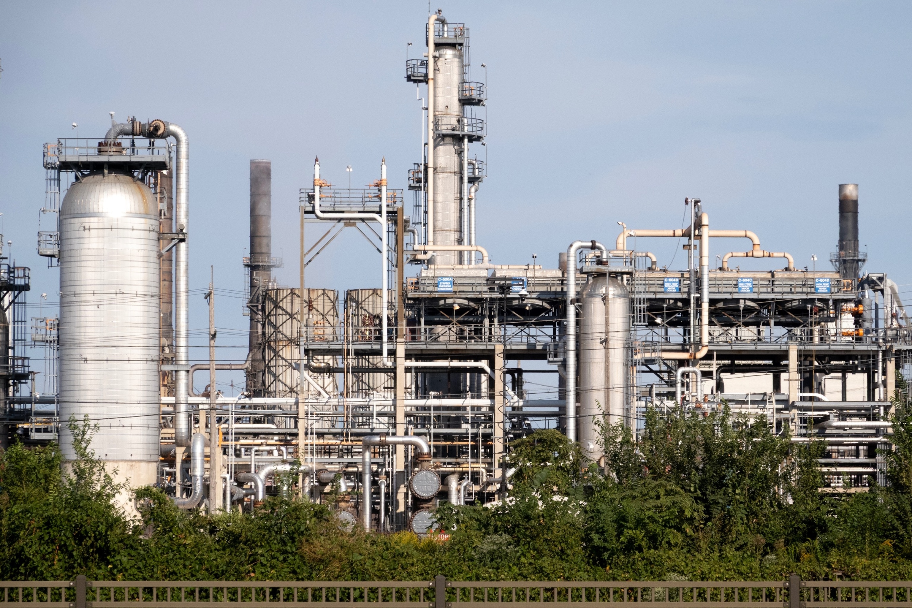 The sprawling BP refinery is shown on Sept. 8, 2026 in Whiting, Indiana.Scott Olson/Getty Images