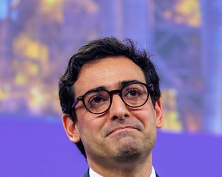 Stéphane Séjourné, who it the European Commission’s lead official on industrial policy, is a close ally of Emmanuel Macron.Photograph: Olivier Matthys/EPA