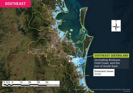 Coastal areas around Port Phillip Bay are vulnerable to rising seas.Illustration: Climate Council